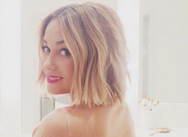 We're such fans of her luscious long locks but we were pleasently surprised when we saw Lauren Conrad's new shorter hair